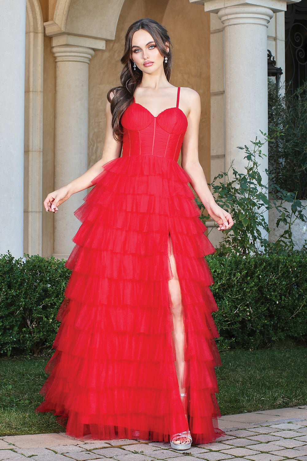 Vestido Rojo AD 3209