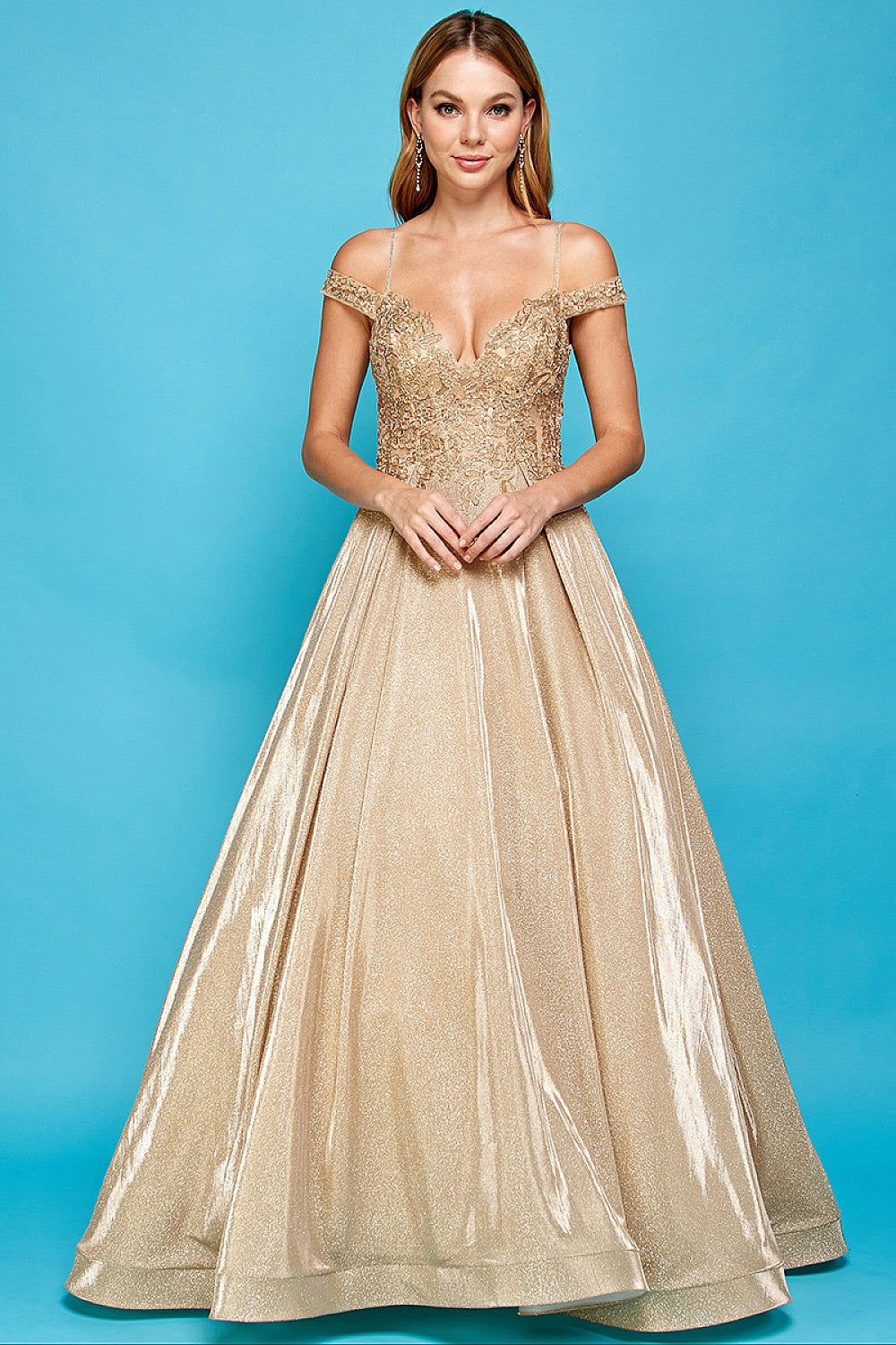 Vestido Champagne AD3007