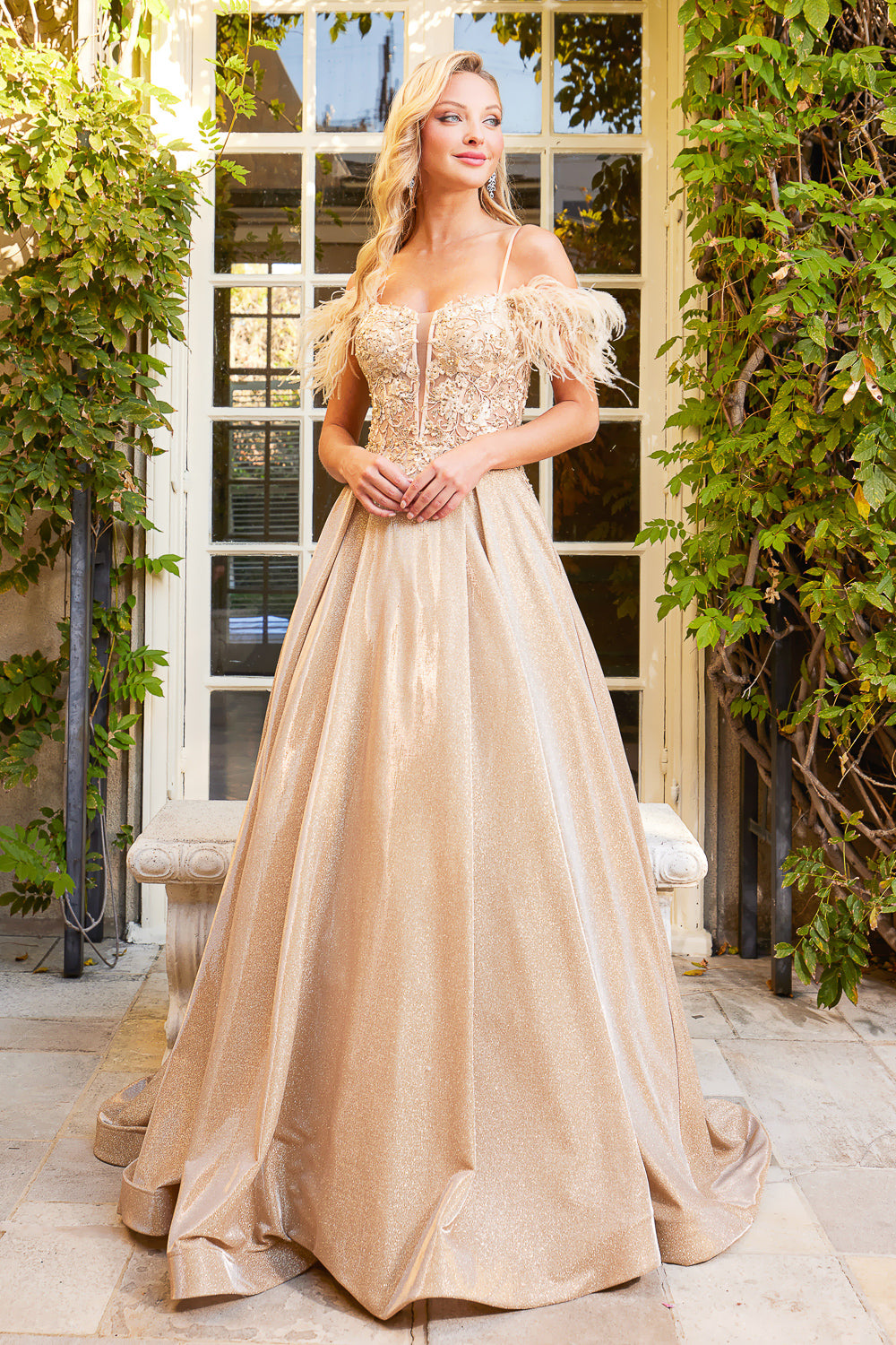Vestido Champagne AD3128