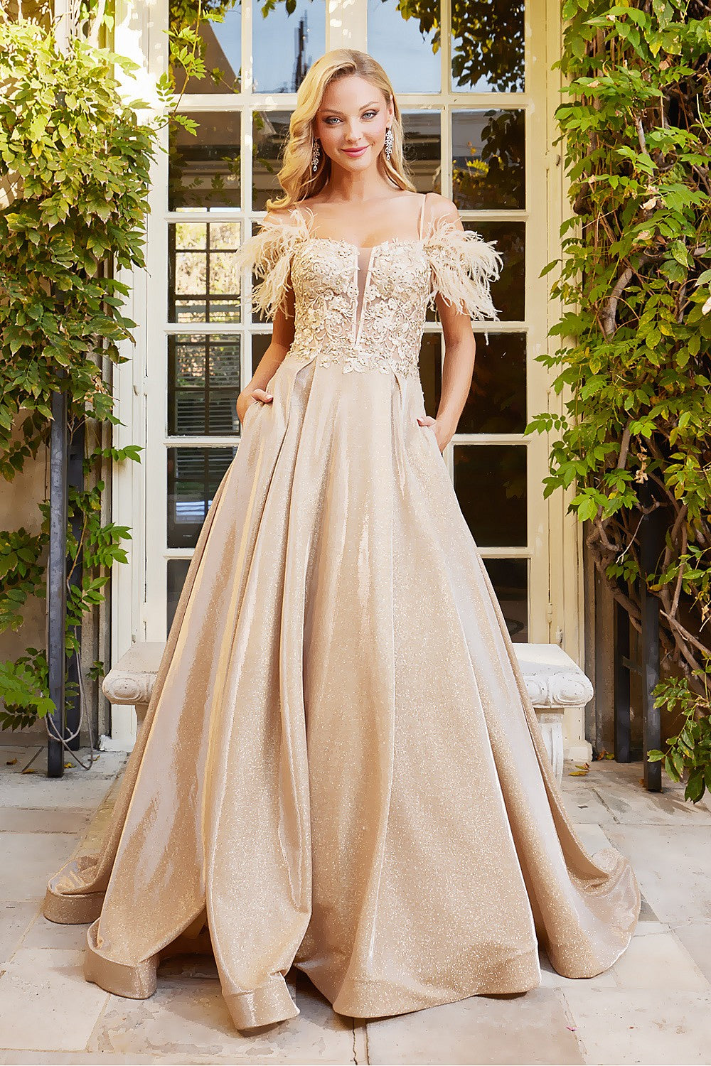 Vestido Champagne AD3128