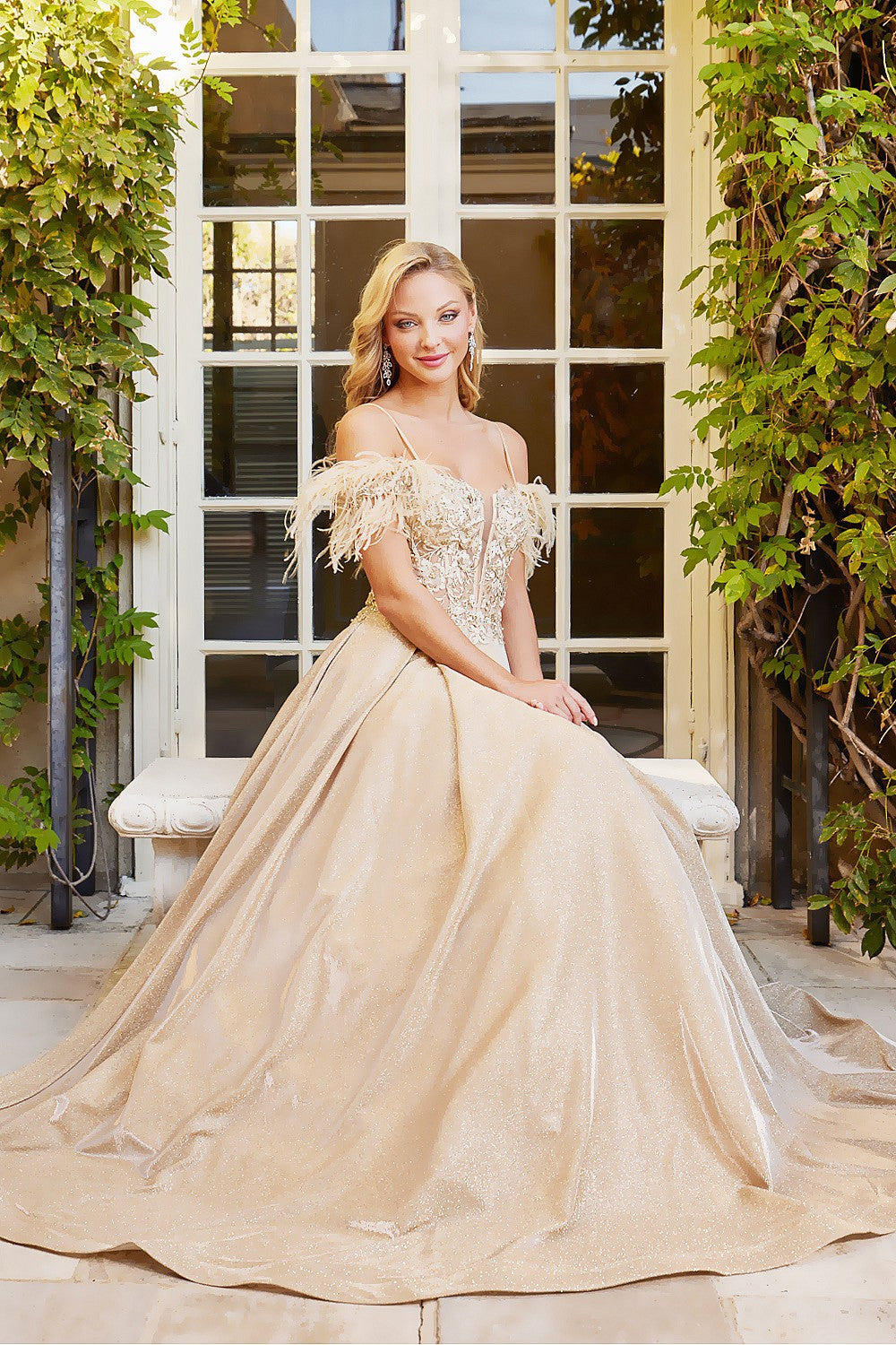 Vestido Champagne AD3128