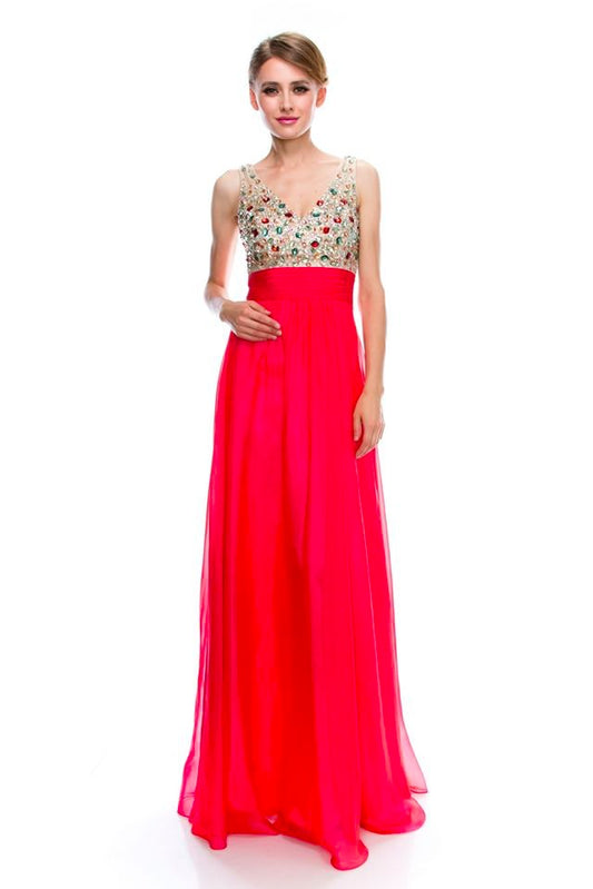 Vestido de Fiesta Fucsia